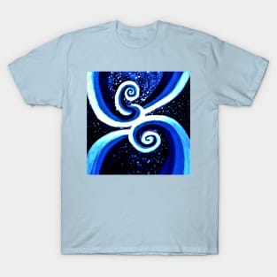 Copy of Spirals in space abstract design, clothes T-Shirt